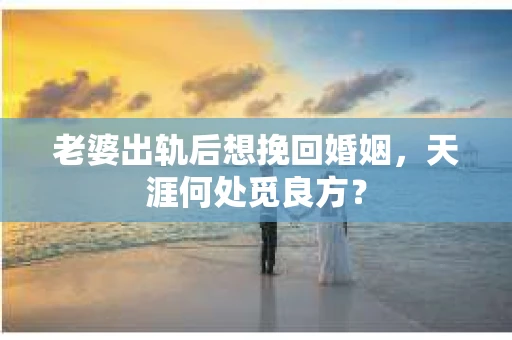 老婆出轨后想挽回婚姻，天涯何处觅良方？