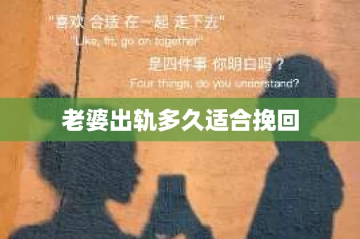 老婆出轨多久适合挽回