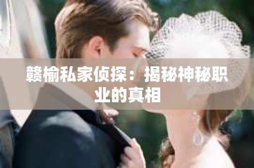 赣榆私家侦探：揭秘神秘职业的真相